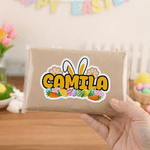 Personnalisé - Oreilles de lapin de Pâques - Etiquettes imperméables avec nom - Décoration de cadeau - Fête de Pâques - Favori pour les enfants
