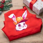 Tablier ajustable pour enfant avec nom et pochette Cadeau de Pâques pour garçons et filles