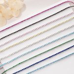 Personalised Minimalist Style Initial Charm Sterling Silver Tennis Bracelet Dainty Jewellery  Birthday Anniversary Gift for Women Tennis Lovers
