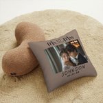 Personalisierte Multi-Color-Foto werfen Kissenbezug mit Namen Hochzeit Valentinstag Geschenk für Paar
