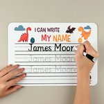 Personalised Rainbow Tractor Acrylic Handwriting Name Tracing Board with A Dry-erase Pen Home Learning Teaching Tool Birthday Gift for Boys Girls