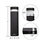Personalized Name Weekly Pill Organizer 7-Day Food Grade Pill Box Large Compartment Travel Outdoor Essential Gift for Family