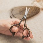 Tijeras personalizadas de estilo europeo con grabado caja magnética de madera regalo de cumpleaños y Día de la Madre para aficionados a la costura