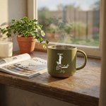 Gepersonaliseerde Floral Initial Name 12 oz Keramische Mok met Biscuit Base Dagelijks gebruik Kantoor Verjaardagscadeau voor familie Vrienden Collega's