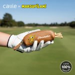 Personalized Cartoon Marsupilami PU Leather Coin Purse with Name Golf Ball Stud Storage Birthday Father's Day Gift for Golfer | Callie × Marsupilami®