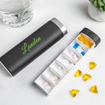 Personalized Horse Show Time Food-grade Large Weekly Pill Organizer with 7 Days Pill Compartments Travel Outdoor Essential Gift for Family Friend