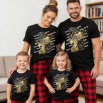 Personnalisé Hello 2026 Kid/Adult Soft T-shirt Sweatshirt Hoodie with Name Daily Use New Year Gift for Adults Kids