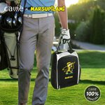Personlig söt leopard Marsupilami golfskor väska med namn sporttillbehör födelsedagspresent för golfälskare | Callie × Marsupilami®