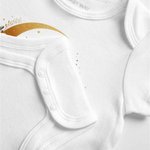 Personalizado Media Luna Mezquita Patrón 100% Algodón Suave Baby Bodysuit Romper Babero Set con Nombre Primer Eid Mubarak Regalo para Recién Nacidos Bebés