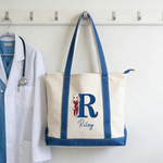 Bolsa de aseo personalizable con nombre e inicial para uso diario en el Día de la Enfermera para médicos y enfermeras