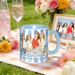 Tasse à café en céramique 11 oz 15 oz avec texte Usage quotidien Cadeau d'anniversaire pour les amies et les sœurs