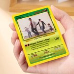 Personalised Pokemon Style Card with Photo and Text Collectible Gift
