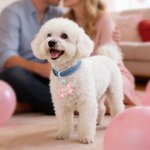 Personalised Lip Love Paw Print Acrylic Bone-Shaped Pet ID Tag with Name and Phone Number Daily Use Birthday Adoption Day Gift for Pet Lover Dog Owner