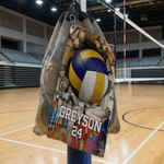 Personalisierte Sportball Design Waffel Sport Handtuch mit Namen Nummer und hängenden Clip Sport Zubehör Geburtstag Geschenk für Sportliebhaber