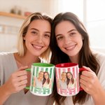 Tasse à café en céramique 11 oz 15 oz avec texte Usage quotidien Cadeau d'anniversaire pour les amies et les sœurs