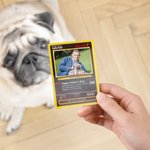 Personalised Pokemon Style Card with Photo and Text Collectible Gift