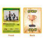 Personalised Pokemon Style Card with Photo and Text Collectible Gift