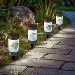 Personalized You Came into Our Lives Dog Cat Photo Paw Print Solar Garden Light with Name and Year Garden Decor Memorial Sympathy Gift for Loss of Pet