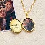 Personalized Star Angel Wings Photo Necklace with Engraved Text Dainty Jewellery Valentine's Day Birthday Anniversary Gift for Women