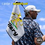 Personlig langhalet leopard Marsupilami magnetisk navn vaffel golfhåndkle med hengende klips bursdagsgave til golfspiller | Callie × Marsupilami®