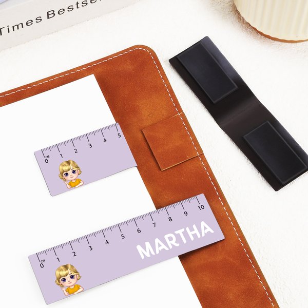 Personalizado Multicolor Cartoon Character Magnético Marcapáginas Clip con Nombre y Escala Lectura Cumpleaños Regalo para Lector Amante de los Libros