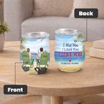 Personalized Forever Yours Couple Watching Summer Seaside Scenery Together Tumbler Valentine's Day
