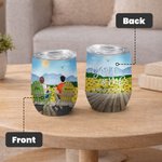 Personalised Couple Love You and ME We Got This Wine Tumbler Birthday with Insulation Effect