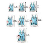 Personalized Cute Cartoon Kid Character Initial Shaped Throw Pillow Home Decor Birthday Gift for Boys Girls