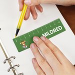 Personalized Reading Animal Ruler Design Magnetic Bookmark Clip with Name Birthday Back to School Gift for Kids Bookworms