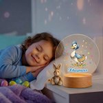 Personalized Multi-Pattern Acrylic Easter LED Night Light with Name Daily Use Easter Gift for Boys Girls