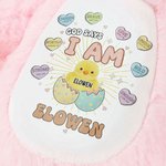 Personalized Bible Verse Cute Chick Bunny Easter Bunny Stuffed Toy with Name Easter Egg Hunt Gift for Kids Boys Girls