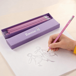 Gepersonaliseerde schattige bosdieren Macaron-gekleurde doos van 12 HB potloden Stationery Set met naam Terug naar school Verjaardagscadeau voor kinderen