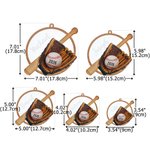 Personalised Baseball Gloves Bat Round Wooden Hanging Ornament with Name and Year Home Decor Christmas Gift for Teen Athletes Coaches Baseball Fans