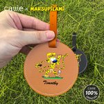 Personalized Classic Long-Tailed Marsupilami Golf Tee Storage Bag Tag with Name Golf Club Birthday Gift for Golf Players | Callie × Marsupilami®