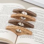 Personalized US State Thumb Book Page Holder with Engraved Name Reading Corner Birthday Gift for Long Distance Friends Siblings Family