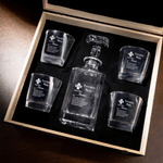Personalisierte lustige Verschreibung Whiskey Dekanter mit Namen Vatertag Geburtstag Geschenk für Barkeeper Whiskey-Liebhaber