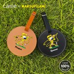 Personalized Classic Long-Tailed Marsupilami Golf Tee Storage Bag Tag with Name Golf Club Birthday Gift for Golf Players | Callie × Marsupilami®