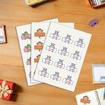 Personnalisé animaux mignons étiquettes imperméables avec nom papeterie marquage retour à l'école cadeau d'anniversaire pour les enfants étudiants