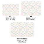 Papel de regalo floral personalizado con nombre de conejito con lazo Set de 3 regalos de Pascua para niños el día de su cumpleaños