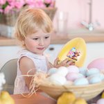 Personalized Cute Highland Cow Initial Fillable Jumbo Easter Egg with Name Easter Egg Hunt Party Gift for Kids