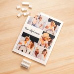 Gepersonaliseerde bouwsteenpuzzel  met 1 tot 5 foto’s en tekst - perfect cadeau voor Vaderdag