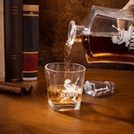 Personalised Engraved Guitarist Whiskey Decanter with Name Birthday Father's Day Gift for Bartender Dad Man