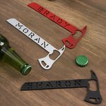 Personalisierte lustige Feuer Axt Flaschenöffner mit Namen Bier Accessoire Feuerwache Outdoor-Aktivitäten Bachelor Party Geschenk für Feuerwehrleute