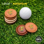 Marcatore magnetico di palline da golf classico e a coda lunga personalizzato con nome Golf Club Regalo per la festa del papà per gli amanti del golf | Callie × Marsupilami®