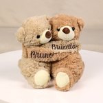 Orsetto di peluche profumato alla lavanda personalizzato con nome - Regalo romantico per San Valentino e anniversario per coppie