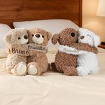 Orsetto di peluche profumato alla lavanda personalizzato con nome - Regalo romantico per San Valentino e anniversario per coppie