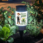 Personalisierte Stiefel Geburt Blume Cartoon Charakter wasserdicht Solar Garten Licht mit Namen abnehmbar Garten Verwendung Geburtstag Geschenk für Gartenarbeit Liebhaber