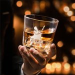 Carafe à whisky personnalisée avec nom gravé pour la fête des pères Cadeau d'anniversaire pour hommes guitaristes
