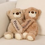 Orsetto di peluche profumato alla lavanda personalizzato con nome - Regalo romantico per San Valentino e anniversario per coppie