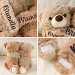 Orsetto di peluche profumato alla lavanda personalizzato con nome - Regalo romantico per San Valentino e anniversario per coppie